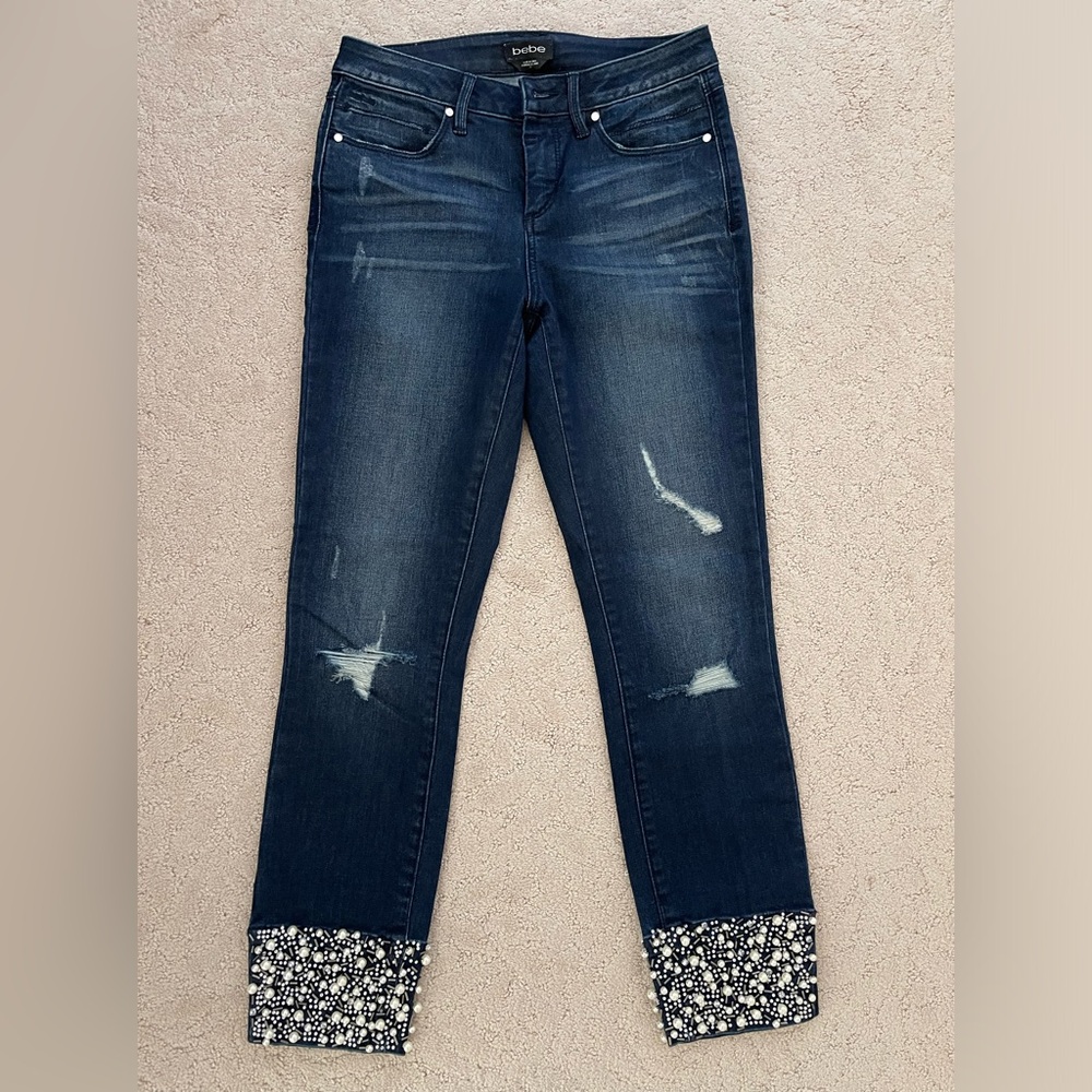 Bebe Denim Capris size 27